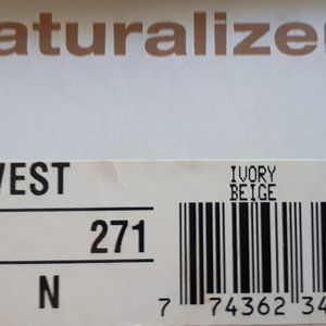 New Women's Naturalizer Key West sandal beige 10N